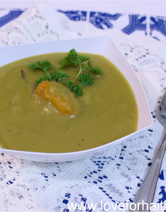 Sòs Pwa Frans Green Split Pea Puree Love For Haitian Food